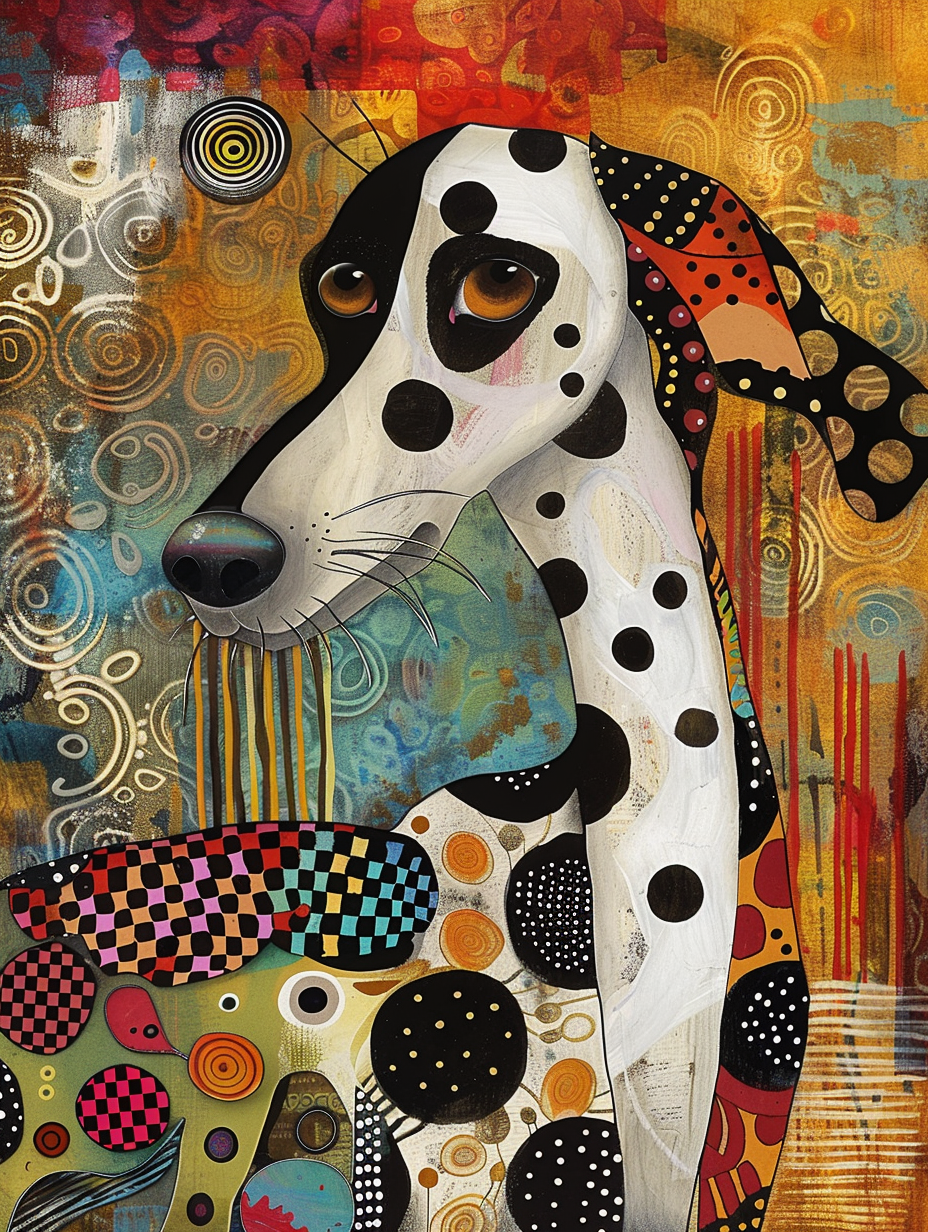 a dalmation illustration